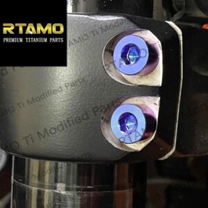 RTAMO Titanium Gr5 M8 (#12) 15 20 25 30 35 40 50L M10x55 1.25P คาลิปเปอร์ โช๊ค แฮนด์ หัวเส Cap Bolt