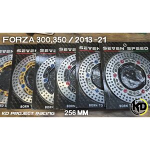 จานดิสหน้าขนาดเดิม 256 mm Seven speed Honda Forza 300