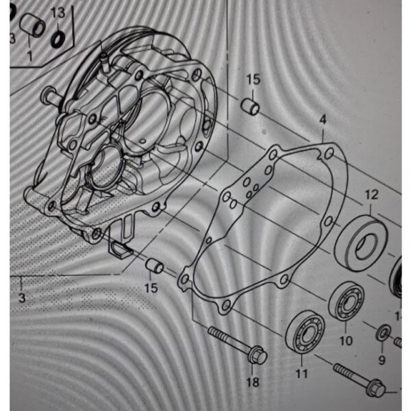 21395-K1N-V01 ประเก็นเรือนเฟืองท้าย(NICHIAS) Honda Pcx160 แท้ศูนย์