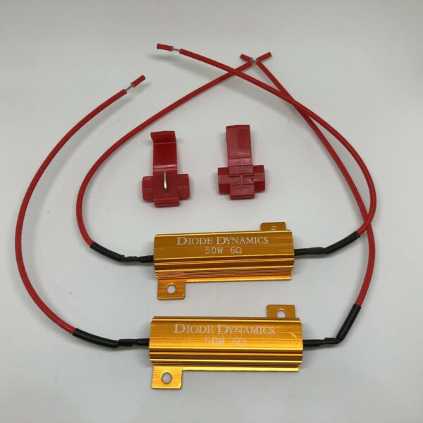 LED Resistor 50W 6Ohm ใช้ป้องกันไฟเลี้ยวกระพริบเร็ว หรือเตือนสัญญาณไฟขาด