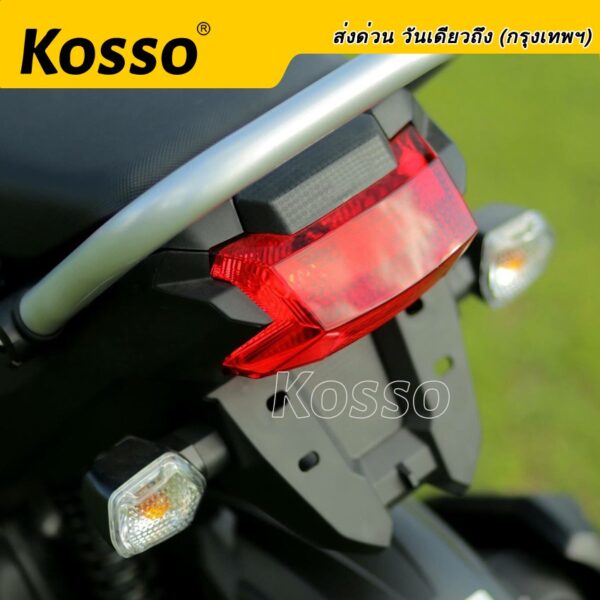 ZOOMER-X ทรงศูนย์ แสงสีส้ม  มอเตอร์ไซค์ อุปกรณ์แต่งรถ ไฟติดรถมอไซ MSX125 # E31 ^SA