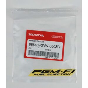 86648-KWW-660ZC เครื่องหมาย PGMFI Honda แท้ศูนย์