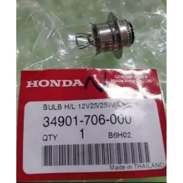 34901-KVB-T01หลอดไฟหน้าแท้ Honda 12V 25W/25W