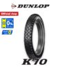 Dunlop K70 ขนาด (4.00 - 18) ยางมอเตอร์ไซค์ Classic / Custom / Vintage / SR400 / Royal Enfield