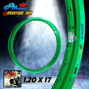 ล้อ COM 1.20 X 17 Adventure Rim ขอบเรียบ จำนวน 1 วง วงล้อคอม ทรง ขอบเรียบ ขนาด 1.20 ขอบ 17 ของแท้ การันตีของแท้ 100% วงล