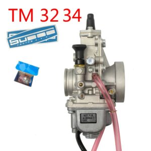 32mm คาร์บูเรเตอร์ 34mm สำหรับ Mikuni TM / TMX แบนวาล์ว Carb 32 มิลลิเมตร TM32-1 TM-32 13-5042 TM32FS TM32-1