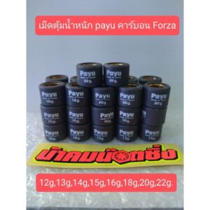 น้าคมน็อตซิ่ง เม็ดตุ้มน้ำหนัก คาร์บอน payu Forza เบอร์ 12g