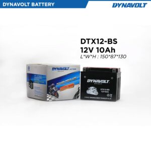 Dynavolt Battery แบตเตอรี มอเตอร์ไซค์ DTX12-BS ER6N Ninja1000 Z1000 SV650 GSX-S750 GSXR1000 Hayabusa