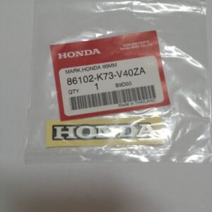 อักษร Honda​ ติด​รถ​สี​ดำ