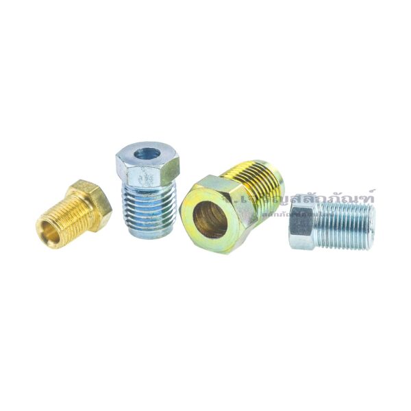 หัวแป๊ปเบรค ข้อต่อบานแป๊ป สกรูท่อเบรค น็อตข้อต่อสายเบรค Brake Line Fitting - Adapter (Male x Tube)