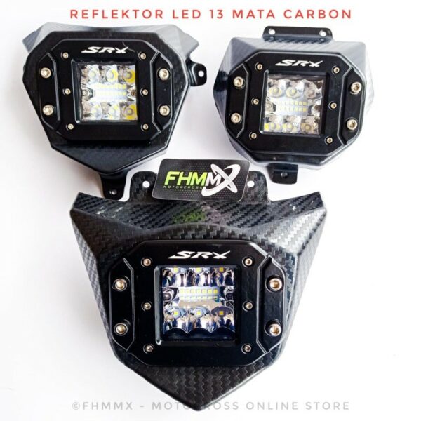 Mata แผ่นสะท้อนแสง LED 13 ดวง Crf150 KLX150 WR155