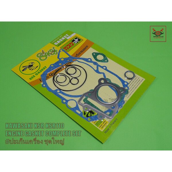 ENGINE GASKET COMPLETE SET Fit For KAWASAKI KSR KSR110 //  ปะเก็นเครื่อง ชุดใหญ่ "ตราผึ้ง"