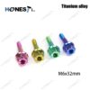 Honesti22  Titanium Alloy CNC lever bolts M6X32mm/ 1.0p /Number 9 Electric vehicle/Xmax300