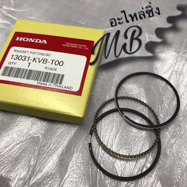 CLICK110 SIZE 50 ของแท้จากศูนย์ HONDA แหวนลูกสูบ อะไหล่มอไซค์ MB Motor shop