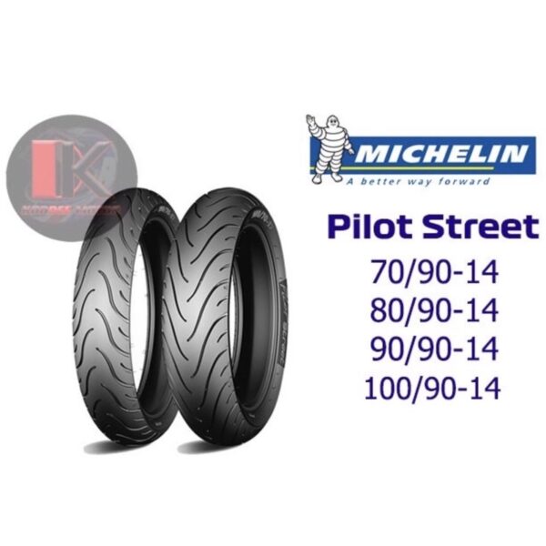 ยางนอก Michelin Pilot Street 1 และ 2 ขอบ14 ยางใหม่ ยางไม่ใช้ยางใน