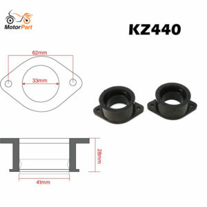 อะไหล่คาร์บูเรเตอร์ท่อร่วมไอดี สําหรับรถจักรยานยนต์ Kawasaki KZ440 KZ400 1980-1983