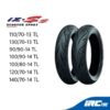 IRC ยาง TUBELESS  ยางมอเตอร์ไซค์ ไม่ใช้ยางใน ลาย IZ-Ss ขอบ 12