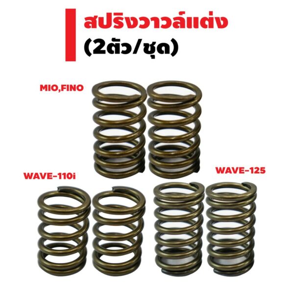 สปริงวาวล์แต่ง (2ตัว/ชุด) สำหรับ WAVE110i