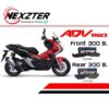 NEXZTER ผ้าเบรคหน้า ผ้าเบรคหลัง HONDA CRF250 ADV150 PCX160 เบรค ผ้าเบรค ผ้าเบรก เบรก 3334AA 117117AA