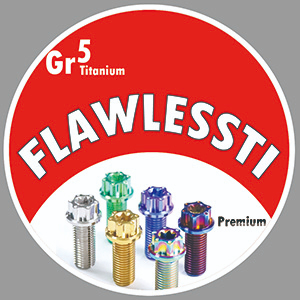 Flawlessti สลักเกลียวไทเทเนียม Gr5