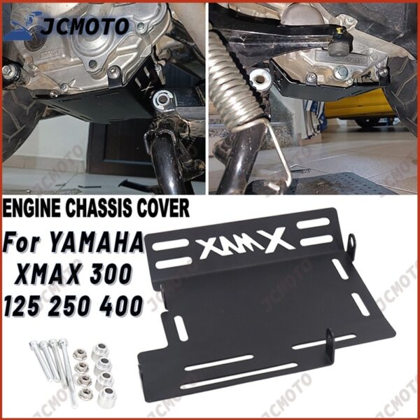 ฝาครอบป้องกันเครื่องยนต์ กันลื่น สําหรับรถจักรยานยนต์ Yamaha XMAX300 X-MAX 125 300 400 2017-2023 XMAX 250