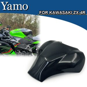 ฝาครอบถังน้ํามันเชื้อเพลิง คาร์บอนไฟเบอร์ สําหรับ Kawasaki ZX4R ZX4RR ZX25R