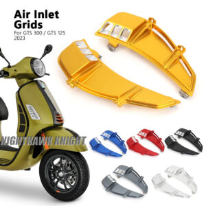 กระจังหน้าหม้อน้ํา อลูมิเนียมอัลลอย สําหรับ Vespa GTS 125 GTS 300 GTS125 GTS300 Super 2023