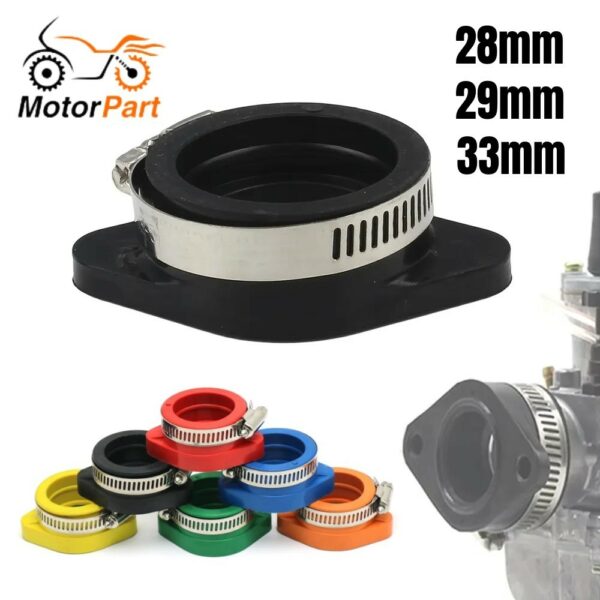 Motoparts SHOP อะแดปเตอร์ท่อร่วมไอดีรถจักรยานยนต์ 28 มม. 29 มม. 33 มม. สําหรับ PWK21 24 26 28 30 32 34 มม.