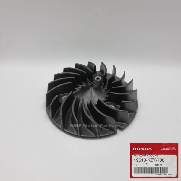 ใบพัด ระบายความร้อน หม้อน้ำ PCX 150 โฉมปี 2012 ไฟคู่ หลอดไฟแป้นคู่ แท้ HONDA RADIATOR COOLING FAN