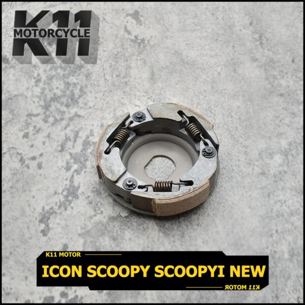 ผ้าครัทซ์ KZL ติดรถ icon scoopy scoopy i new  ล้อขับสายพานหลัง ผ้าครัช ผ้าครัชเเรงเหวี่ยง ไอคอน สกู๊ปปี้ สกู๊ปปี้ ไอ นิว