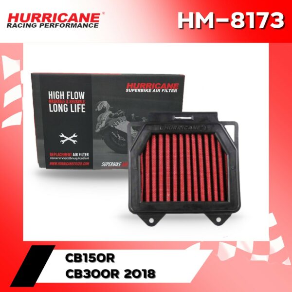 ลด 60 บาท อัติโนมัติ โค้ด320S60HRC กรองอากาศ HURRICANE Honda CB150R 2018