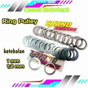 Ring PULLY Mio J แหวนโรลลิ่ง PNP หนา 1 มม. และ 1.2 มม. หนา 1 มม. และ 1.2 มม. สําหรับมอเตอร์ MATIC CVT Beat Vario Tojiro Mio Nmax Aerox Genio PCX XRide Fino Lexi Xeon สเปซี่