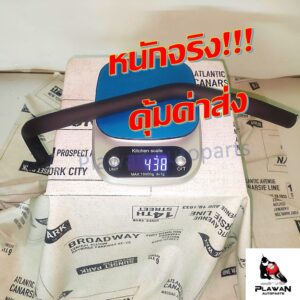 คอท่อไอเสีย คอท่อเดิม ท่อหน้า PCX150 ปี2012-2017 ชุบดำ หนา