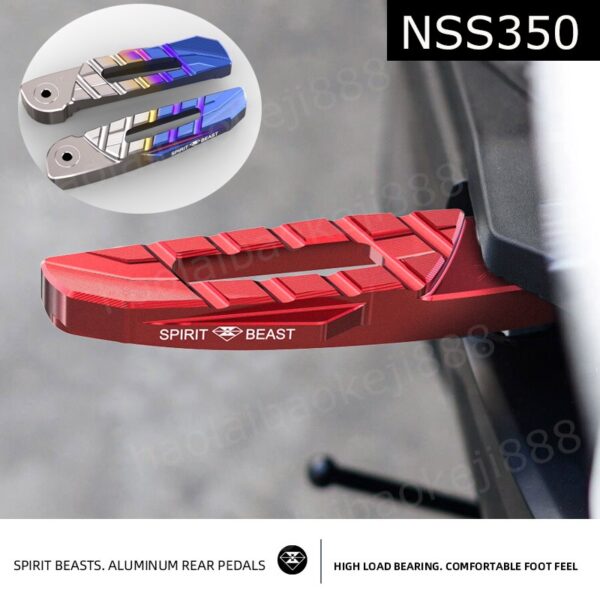 Spirit beast ที่เหยียบเท้าด้านหลัง กันลื่น พับได้ สําหรับ Honda NSS350