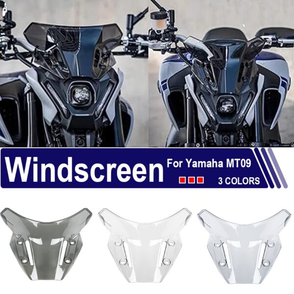 กระจกกันลม อุปกรณ์เสริม สําหรับรถจักรยานยนต์ Ultrasupplier 2023 2022 2021 YAMAHA MT-09 mt09 MT 09 fz09 mt09