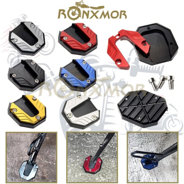 Ronxmor แผ่นขยายขาตั้ง โลหะผสมอลูมิเนียม CNC กันลื่น สําหรับสกูตเตอร์ N1S NGT