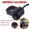 Mini  Driving  Light  Switch  3way Switch On/off Clamp/  mirror  Mount