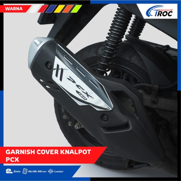 ฝาครอบท่อไอเสีย PCX 160 อุปกรณ์เสริม สําหรับ YAMAHA PCX 160 HONDA PCX