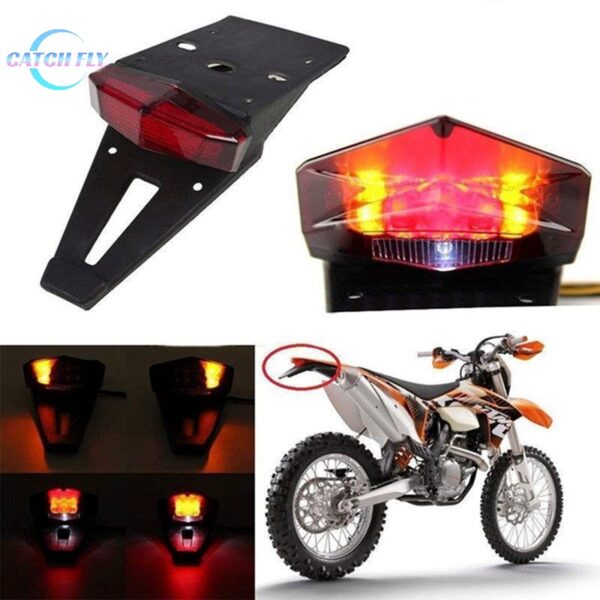 Zanliaaa ไฟท้ายรถจักรยานยนต์ LED สําหรับ CRF KTM EXC WRF 250 400 450