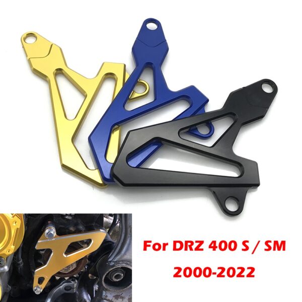 ฝาครอบเฟืองโซ่รถจักรยานยนต์ CNC อลูมิเนียม สําหรับ Suzuki DRZ400S DRZ400SM DR-Z DRZ 400S 400SM 400 SM