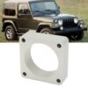 ARIONZA 4 Bolt Throttle Body Spacer โลหะคันเร่งแผ่นอะแดปเตอร์สำหรับ JEEP WRANGLER CHEROKEE