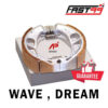 FAST99 ผ้าเบรกก้าม WAVE / DREAM ก้ามหนา คุณภาพAAA ยี่ห้อAP ก้ามหนัก ผ้าเบรกหลังมอเตอร์ไซค์ ก้ามเบรค แข็งแรง เวฟ ดรีม