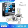 [รับประกัน 2 ปี]Novsight รถจักรยานยนต์พิเศษ H4 LED ไฟหน้ารถจักรยานยนต์ 25W 5000LM 6000K ไฟแบบบูรณาการและไกลและใกล้หนึ่งชุด