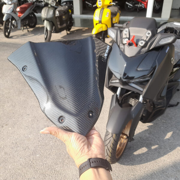 BKAF837UM4KA บังไมล์คาร์บอน XMAX 2023 แท้ carbon windshield BKA-F837U-M4-KA