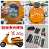 Lambretta X300 ฟิล์มกันรอย LambrettaX300 ฟิล์มกันรอยไมล์ /ไฟหน้า /ไฟเลี้ยว /ไฟท้าย