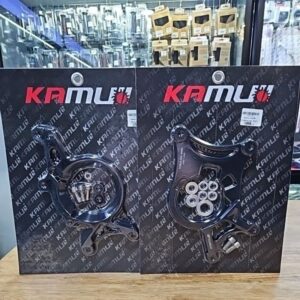 Kamui ขาปั๊มหลัง Xmax/Forza350 สำหรับปั๊มปักข้าง 2pot ขนาดจาน245mm.