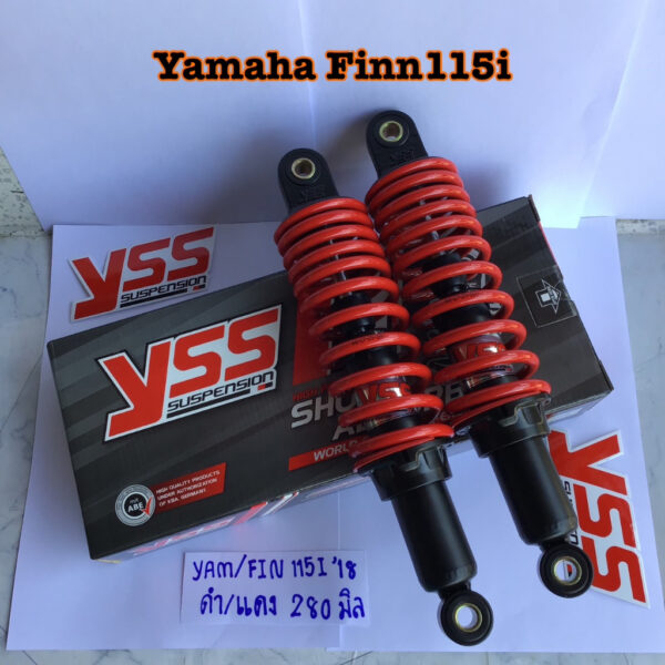 โช๊คหลัง yssแท้ รุ่นยามาฮ่าฟิน115i yamaha Finn115i สูง280มิล มีรับประกันสินค้า6เดือน