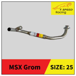 คอท่อMSX Grom สแตนเลส Size 25 m.m.