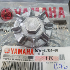 5LWE535100 ปลั๊กถ่ายน้ำมันเครื่อง น๊อตถ่ายน้ำมันเครื่อง YAMAHA Mio Fino Nouvo มิโอ ฟีโน่ นูโว fiore แท้ 5LW 5VV-E5351-00