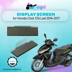 MotoYes! หน้าจอดิจิตอลสำหรับ ฮอนด้า คลิ๊ก125ไอ LED (2014-2017) แสดงเชื้อเพลิง Screen for Click125i LED Lcd Display